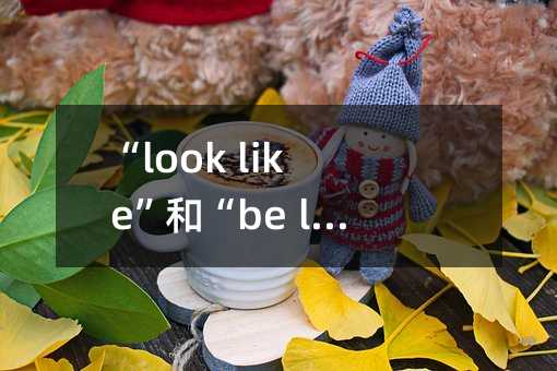 “look like”和“be like”的区别及用法