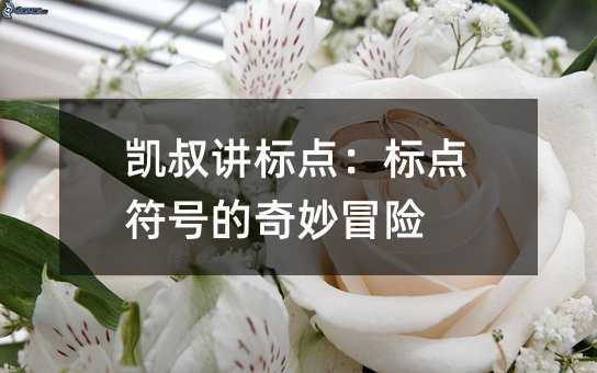 凯叔讲标点:标点符号的奇妙冒险